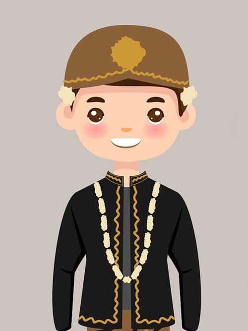 karakter jawa pria Copyright © Weddingku.vip