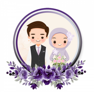 karakter muslim ungu couple Copyright © Weddingku.vip
