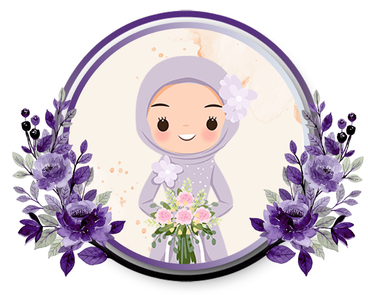 karakter muslim ungu Copyright © Weddingku.vip