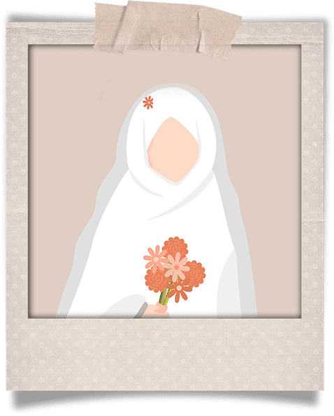 KARAKTER Cewek syari UW04 Copyright © Weddingku.vip