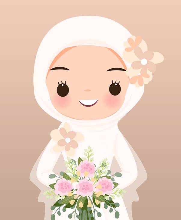 karakter muslim PUTIH Copyright © Weddingku.vip